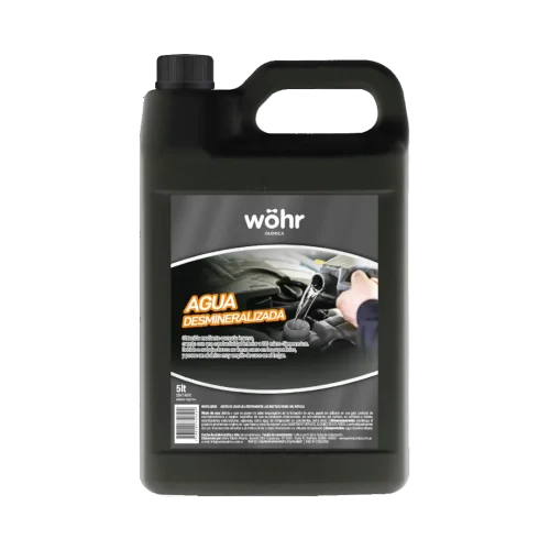 Agua desmineralizada